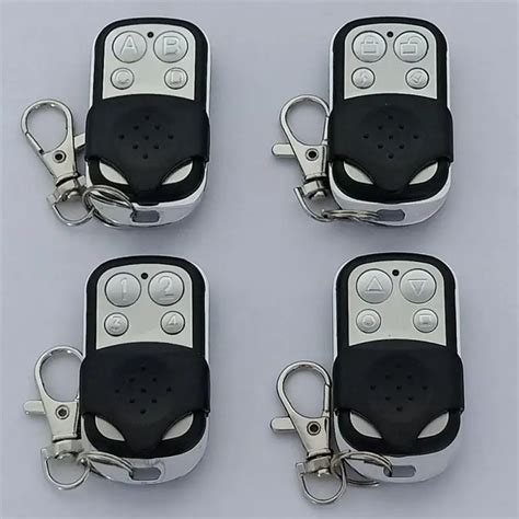 Generic Abcd 4 Keys Keychain 433mhz Wireless Remote Control Receiver