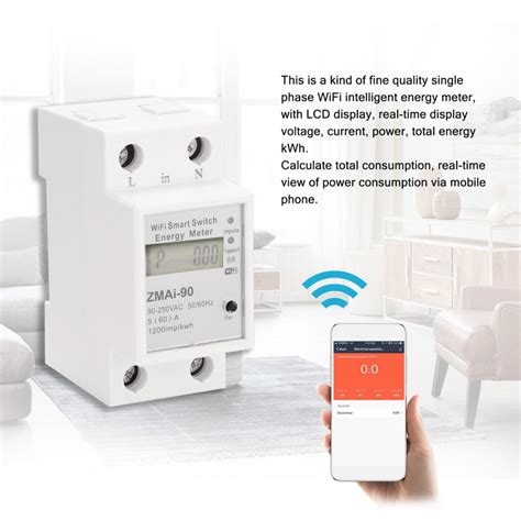 Contador Eléctrico Inteligente. Contador Energía WiFi 60A