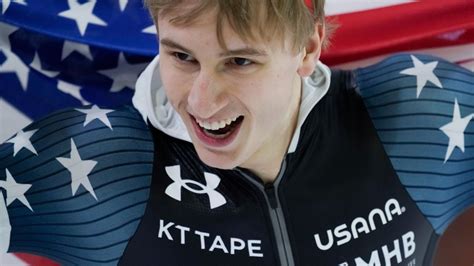 American Jordan Stolz a speedskating star at 18 - Newsday