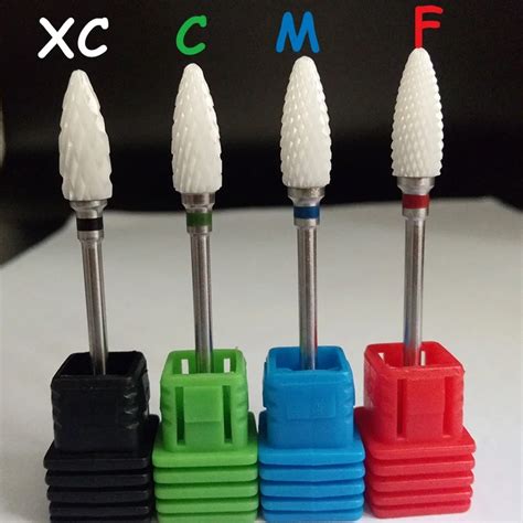 High Quality 1PCS Ceramic Flame Nail Drill Bits For Electric Nail