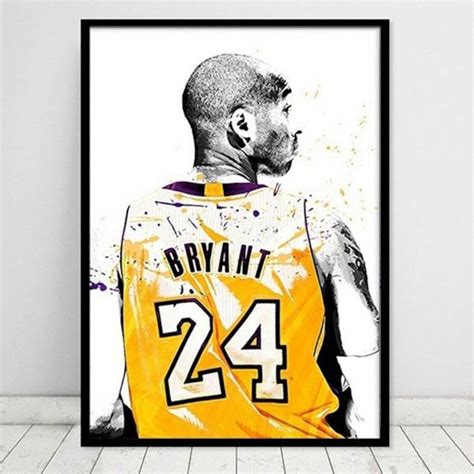 Bryant Poster Kobe Poster Kobe Bryant Print Black Mamba Etsy