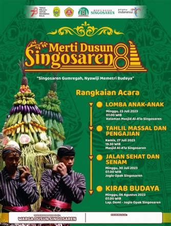 Kirab Budaya Merti Dusun Singosaren Website Kalurahan Wukirsari