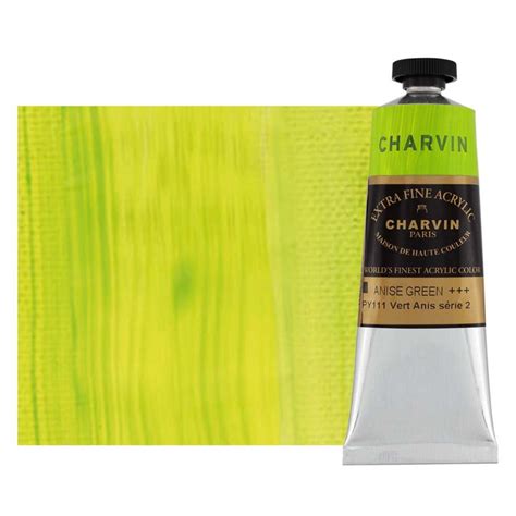 Charvin Extra Fine Artists Acrylic Anise Green 60ml Jerry S Artarama