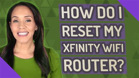 How Do I Reset My Xfinity Wifi Router Youtube