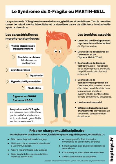 Infographie Le Syndrome Du X Fragile Blog Hoptoys