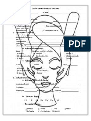 Ficha Diagnostico Facial Milagros Pdf Medicina Enfermedades Y