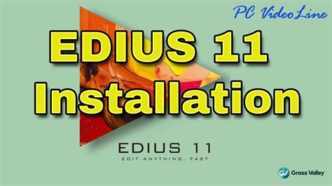 EDIUS 11 Installation Upgrade Deutsch YouTube