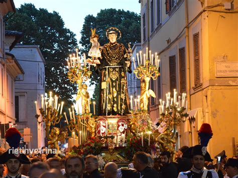 Su Rietinvetrina E Rtr La Diretta Integrale Della Processione Dei Ceri