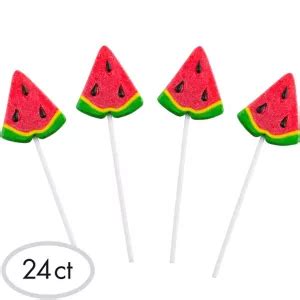 Watermelon Lollipops 48ct - Party City