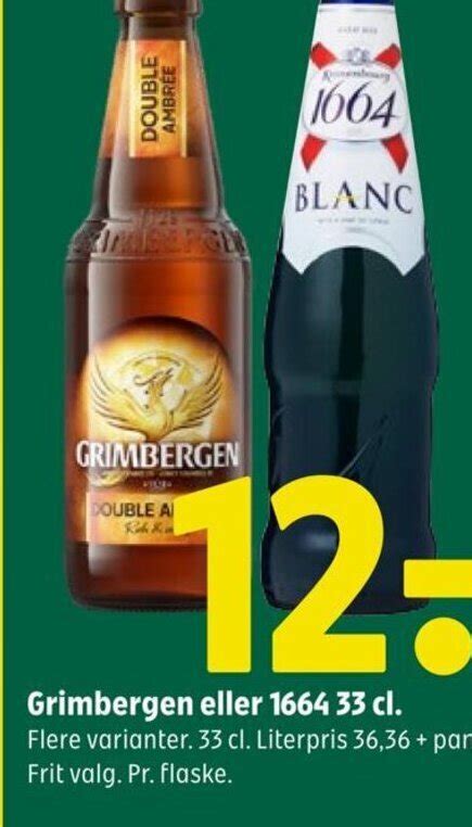 Grimbergen Eller 1664 33 Cl Tilbud Hos Coop 365