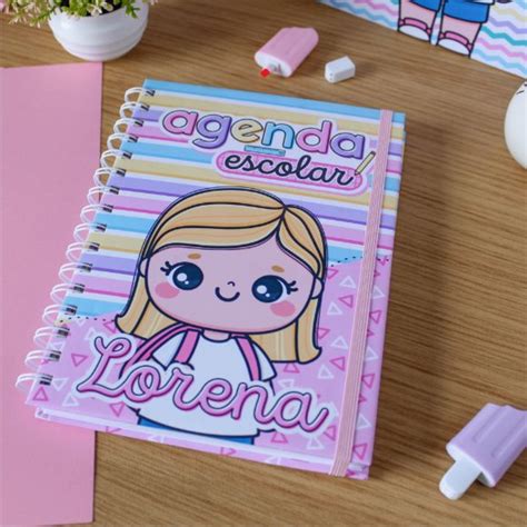 Agenda Escolar Personalizada Elo7 Produtos Especiais