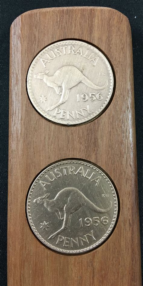 Birthday Gift Aussie Two Up Game Set With Australian Pennies Anzac