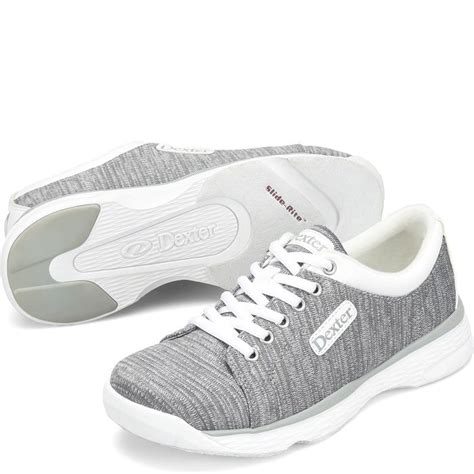 Ainslee Grey White Wide Women S Bowling Shoes Dexter