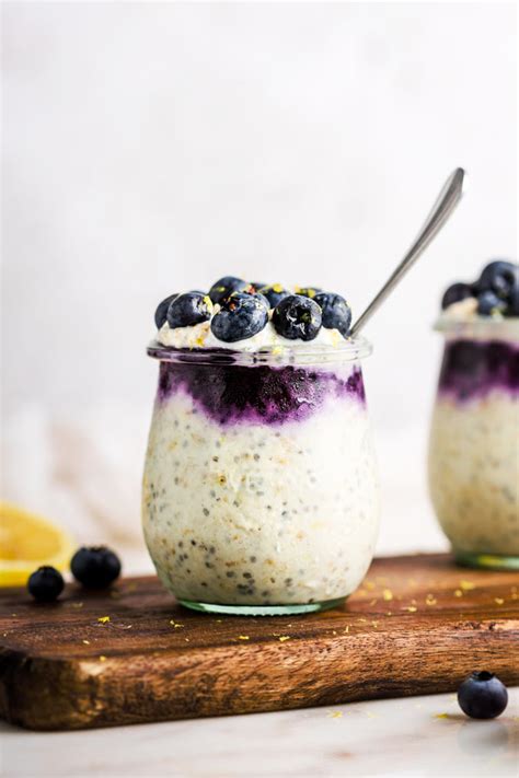 Blueberry Lemon Overnight Oats Wholesome And Delicious Barrel Leaf