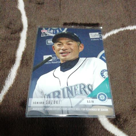 Yahooオークション 2018 Topps Now イチロー Ichiro マリナーズ 会