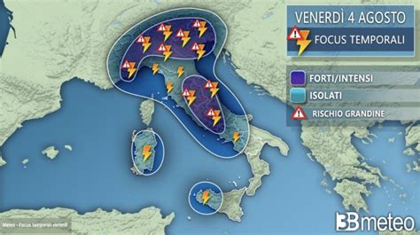 Tempo In Tumulto Temporali Intensi E Brusco Abbassamento Delle