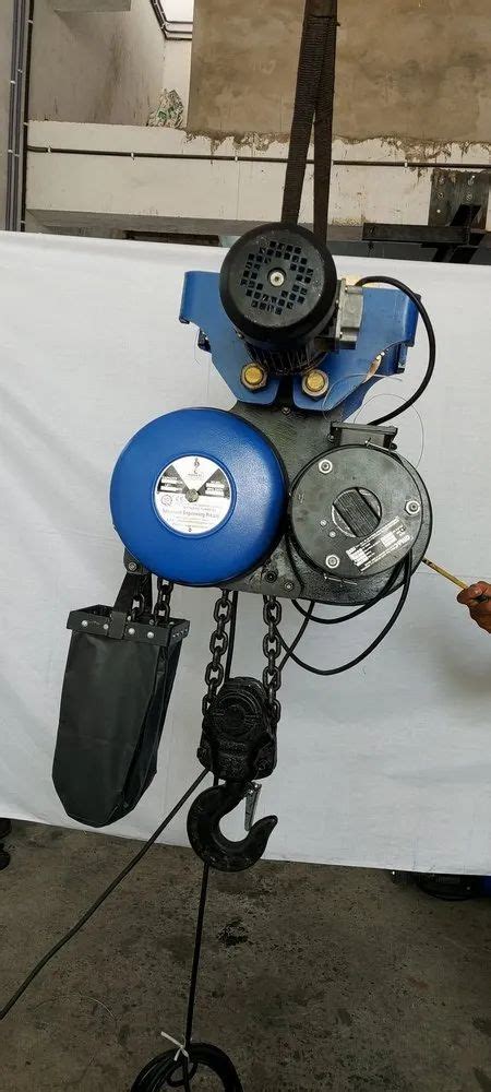 Maruti Electric Power Chain Hoist For Industrial 110v At ₹ 45000 In Ahmedabad