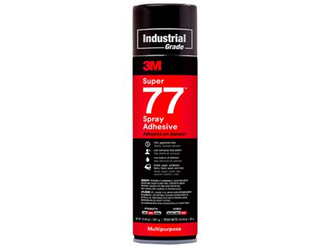 3m™ Heavy Duty Spray Adhesive 20ca Clear 16 Fl Oz Can Net Wt 157 Oz