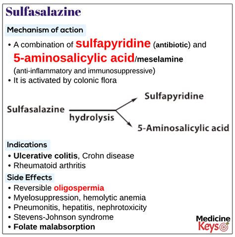 Sulfasalazine - Medicine Keys for MRCPs