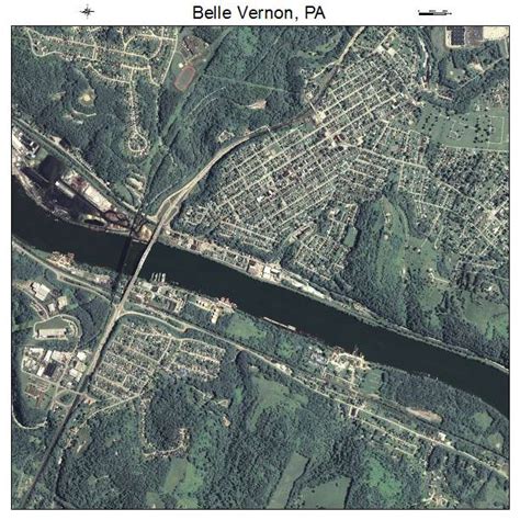 Aerial Photography Map of Belle Vernon, PA Pennsylvania