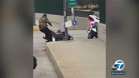 Good Samaritan Saves Chp Officer Trapped In Headlock Youtube