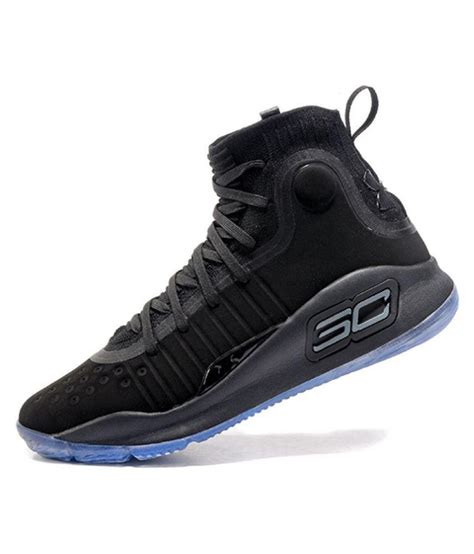 Under Armour Curry 4 Black Ice Black Basketball Shoes - Buy Under ...