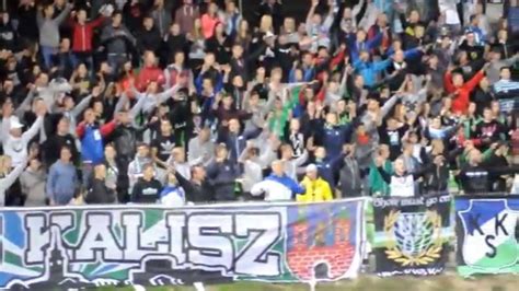 Kibice podczas meczu KKS Kalisz - Lech II Poznań - więcej na ...