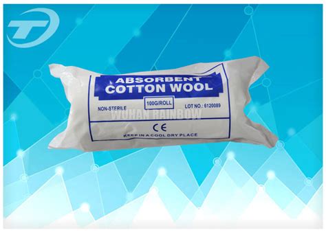 Surgical Medical Cotton Absorbent Hydrophilic 454g Absorbent Cotton Wool Roll