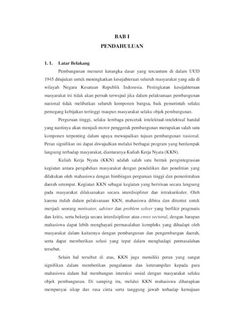 PDF Contoh Laporan KKN Profesi Egi DOKUMEN TIPS