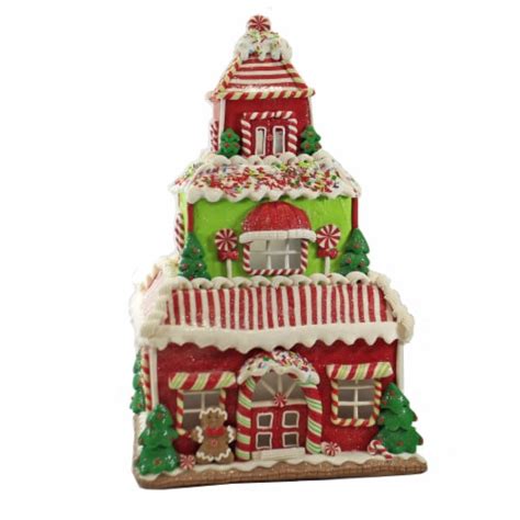 Christmas Gingerbread House Clay Dough Lighted Timer Gbj0009 1 Count