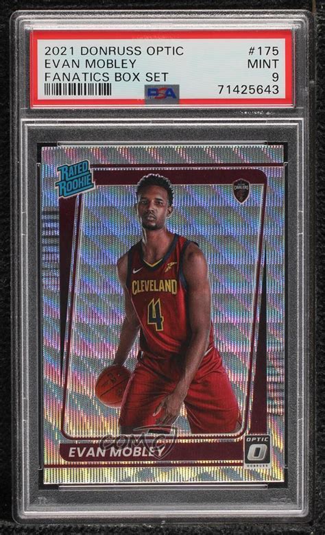 2021 22 Panini Donruss Optic Rated Rookie Prizm 175 Evan Mobley 249