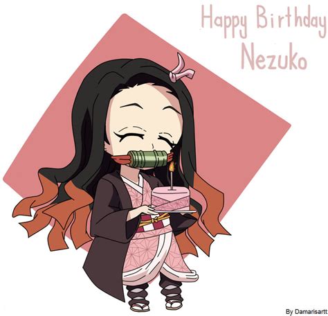 Happy Birthday Nezuko By Damarisartt On Deviantart