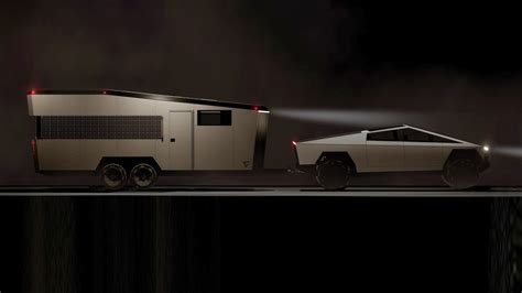 Cette Remorque Inspir E Du Cybertruck De Tesla Est Elle Le Camping Car