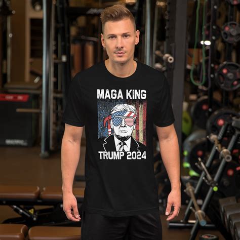 Maga King Trump 2024 T Shirt Usa Flag Pro Trump 2024 T Shirt Trump