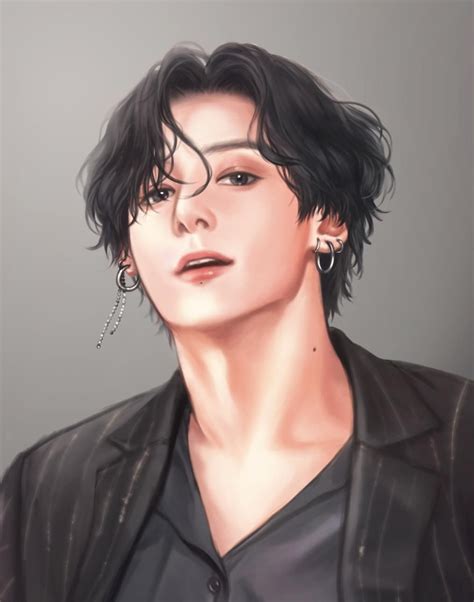 Bts Jungkook Fanart Jungkook Selca Jungkook Cute Foto Jungkook