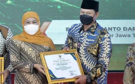 Kota Madiun Raih Penghargaan Sebagai Kota Terbaik II Kategori Kota