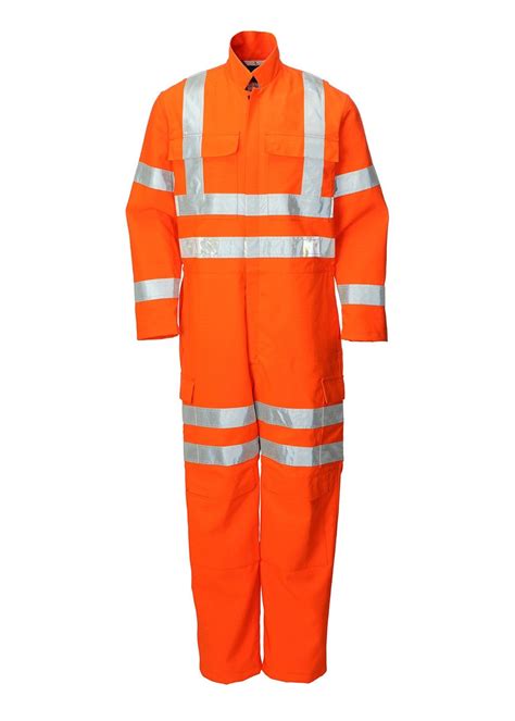 Multi Hazard Hi Vis Flame Retardant Coverall