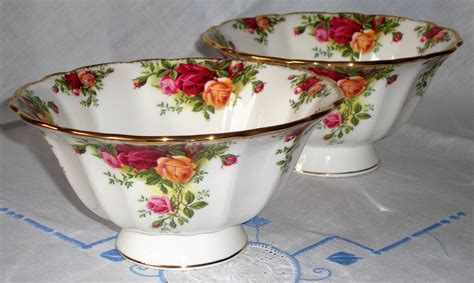 Royal Albert Old Country Roses Footed Bowl Beautiful Etsy Country