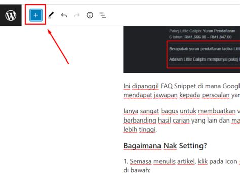 Faq Snippet Dan Cara Untuk Setting Rakan Usahawan Tudungsicomel