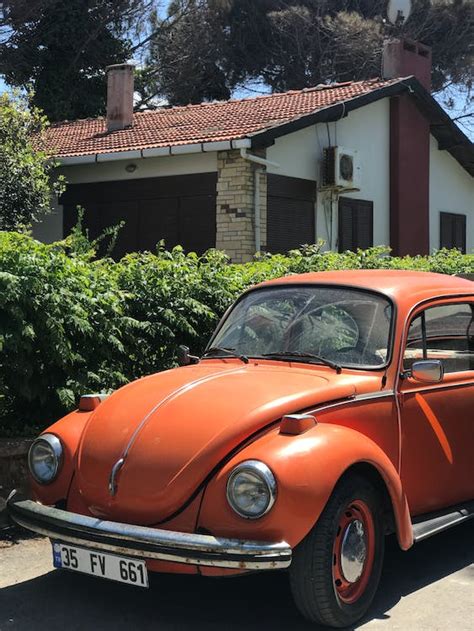 Orange Volkswagen Beetle · Free Stock Photo