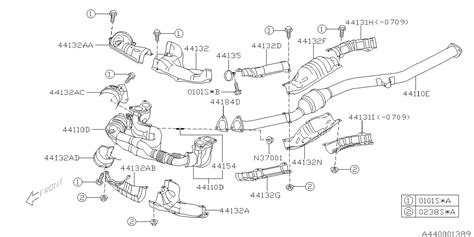 Subaru Outback Flat L L Bean Wagon Catalytic Converter Converter