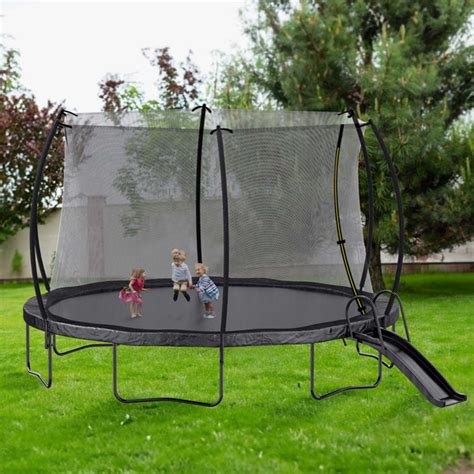 Beyong Trampoline de cour arrière de 16 pi avec enceinte de sécurité