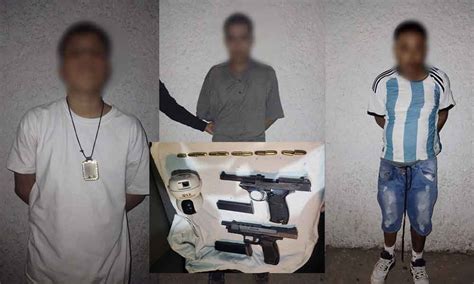 Detienen A Tres Menores Con Armas En Le N Ltimo Minuto