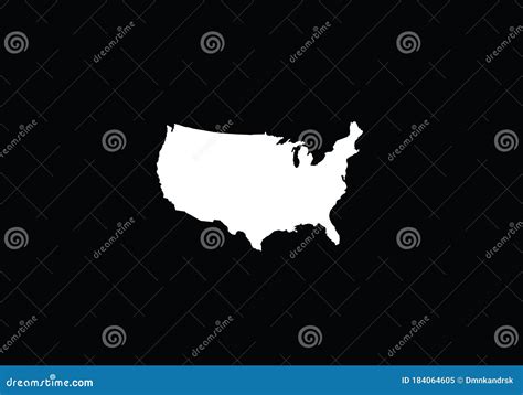 USA / United States / U.S stock vector. Illustration of blue - 184064605