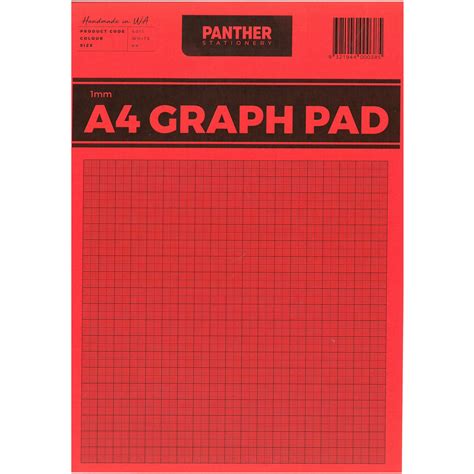 Pad Graph A4 1mm 25sheet Razor Stationery