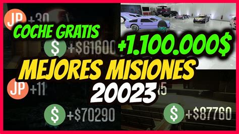 NUEVO 6 MISIONES que MÁS DINERO PAGAN en GTA 5 ONLINE SOLO 20023