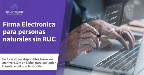 Firma Electrónica Para Personas Naturales Sin RUC FIRMA ELECTRONICA