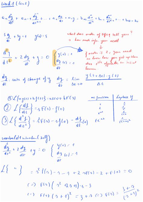 Werkcollege Week 1 Notities System Dynamics Studocu