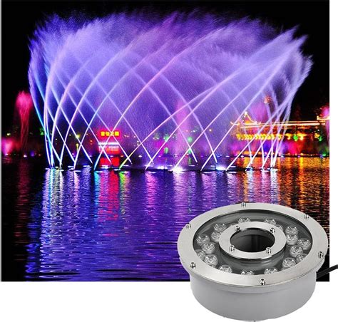 Amazon Dtvew Led Ring Fountain Light Rgb Colorful Color Changing