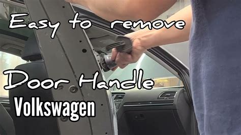 Paano Mag Remove Ng Door Handle Volkswagen How To Remove Door Handle Youtube